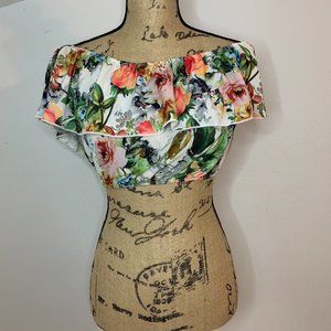 FLOWER CROP TOP